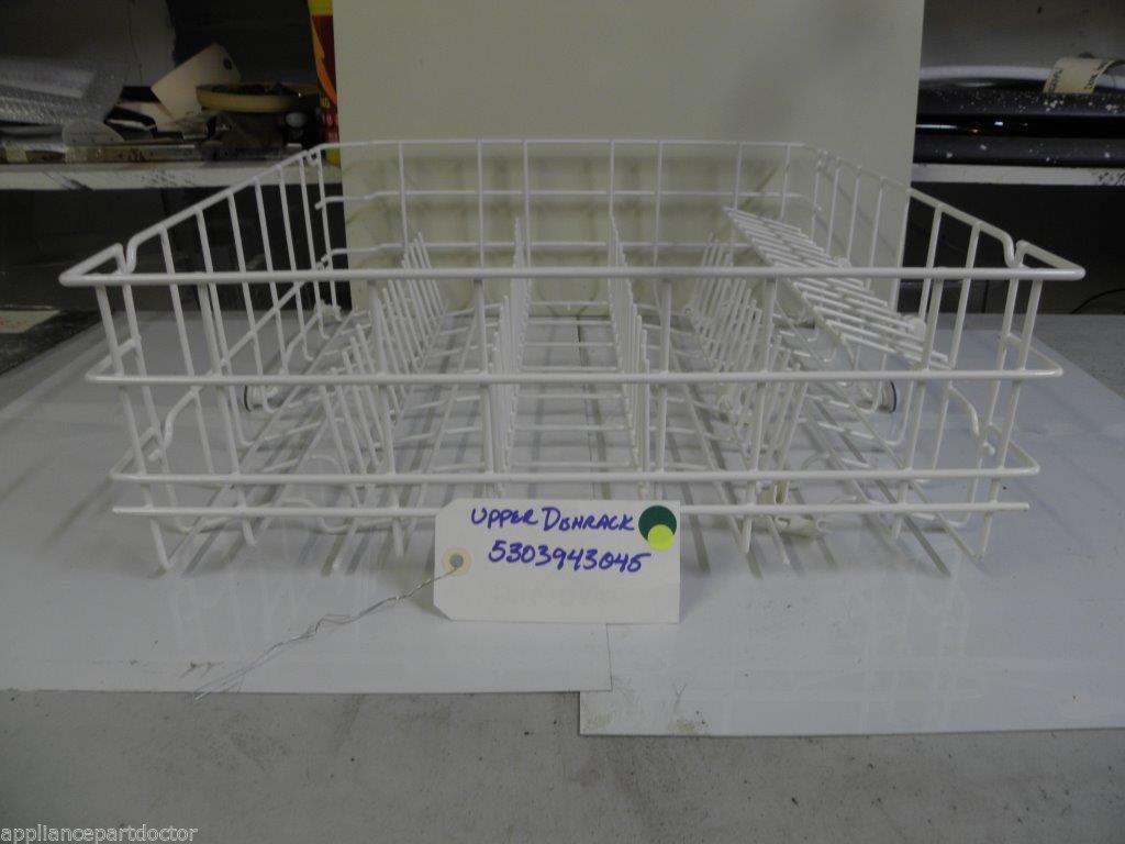 FRIGIDAIRE DISHWASHER 5303943045 UPPER RACK USED PART *SEE NOTE* FRIGIDAIRE DISHWASHER 5303943045 UPPER RACK USED PART *SEE NOTE*